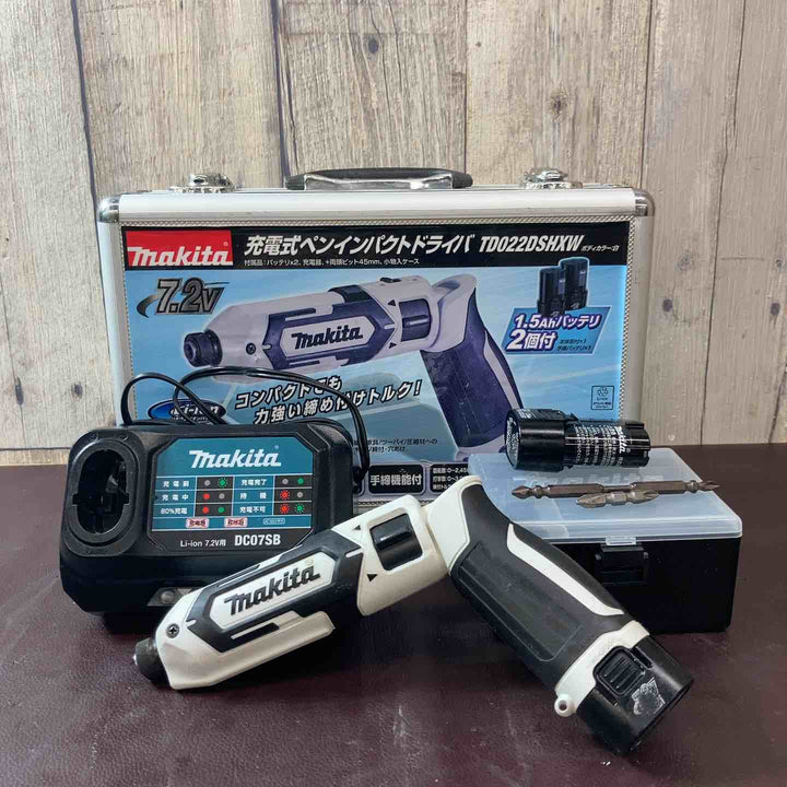 【中古品】マキタ(makita) コードレスペンインパクトドライバー TD022DSHXW 10.8V【東大和店】