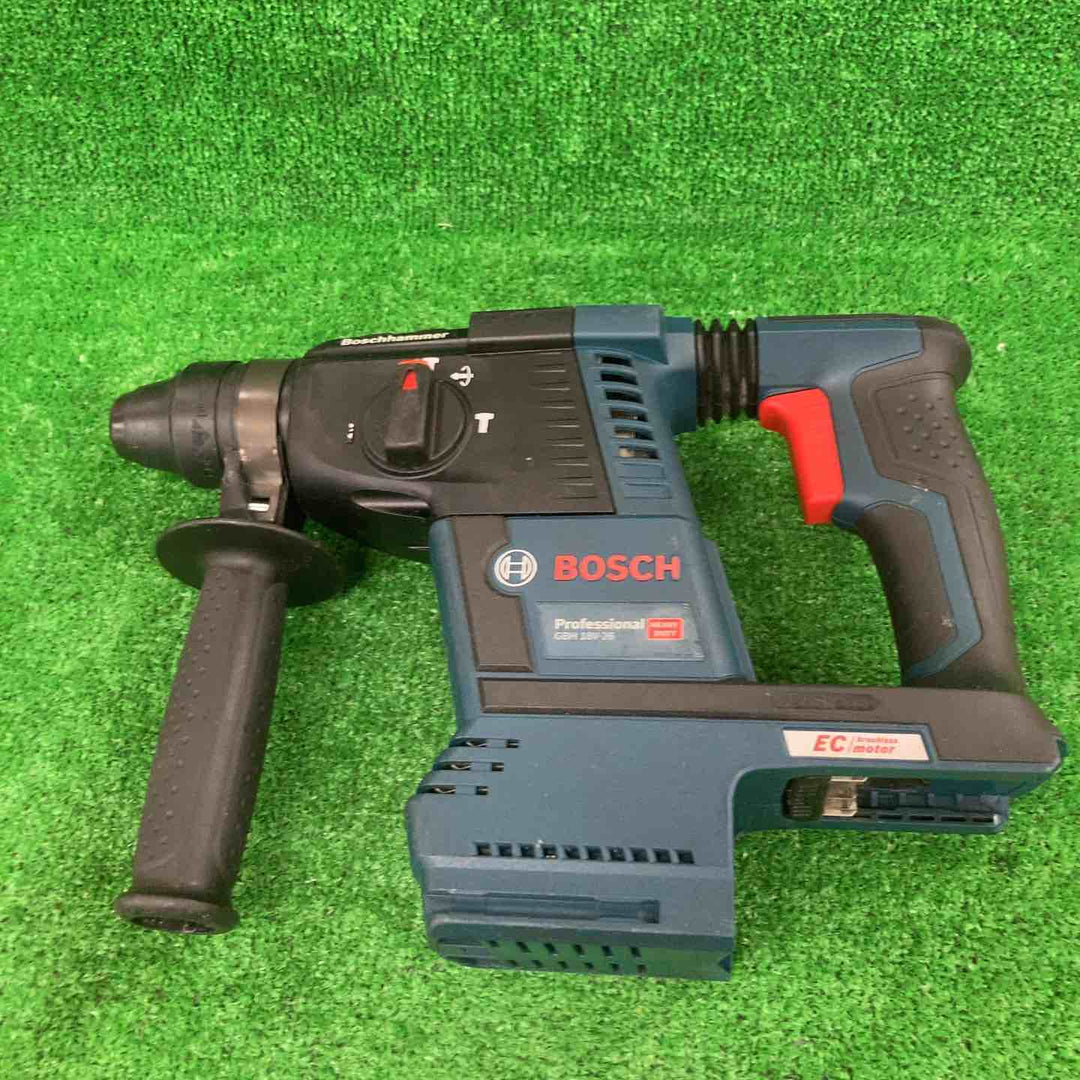 Bosch Professional(ボッシュ) SDSプラス コードレスハンマードリル (5.0Ahバッテリー2個・充電器・深さゲージ・キャリングケース・サイドハンドル・吸いじんアダプタ付) GBH18V-26GDEN【川崎店】