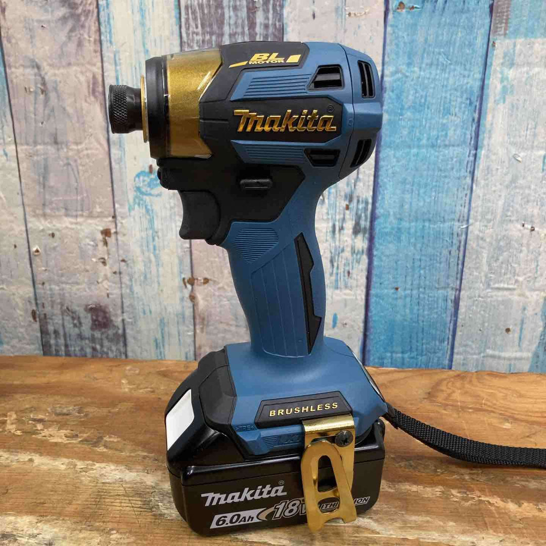 送料無料【未使用品】マキタ makita コードレスインパクトドライバー TD173DGXPB　プレミアムブルー 20周年 純正 フルセット【柏店】