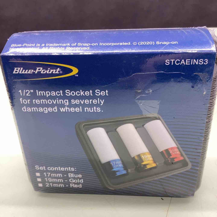 ブルーポイント(BluePoint)1/2"Ｉmpact socket set　STCAEINS3【越谷店】