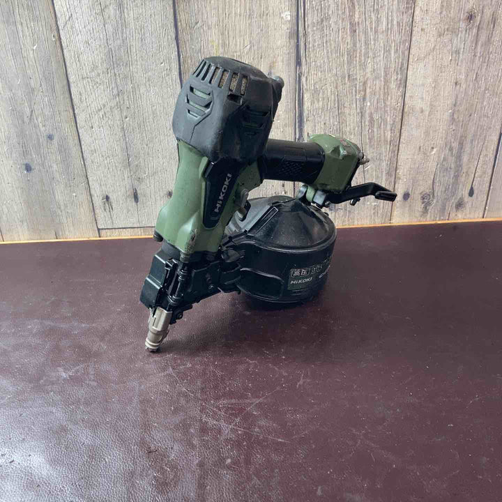 【中古品】ハイコーキ(HIKOKI ※旧:日立工機) 高圧エア釘打ち機 特別限定色 アブソリュートグリーン NV50HR2(SAG)【東大和店】