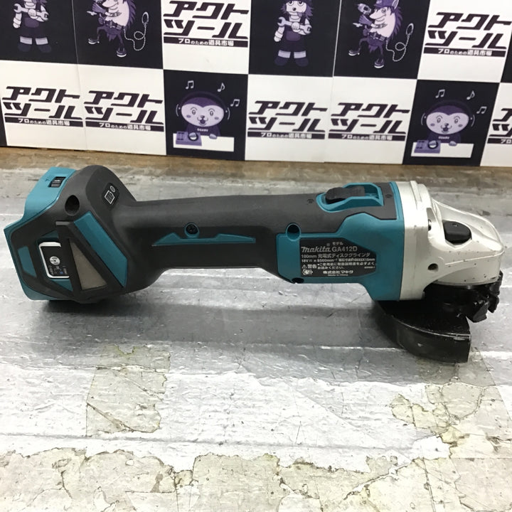 ★マキタ(makita) 100mmコードレスディスクグラインダ GA412DZ【所沢店】