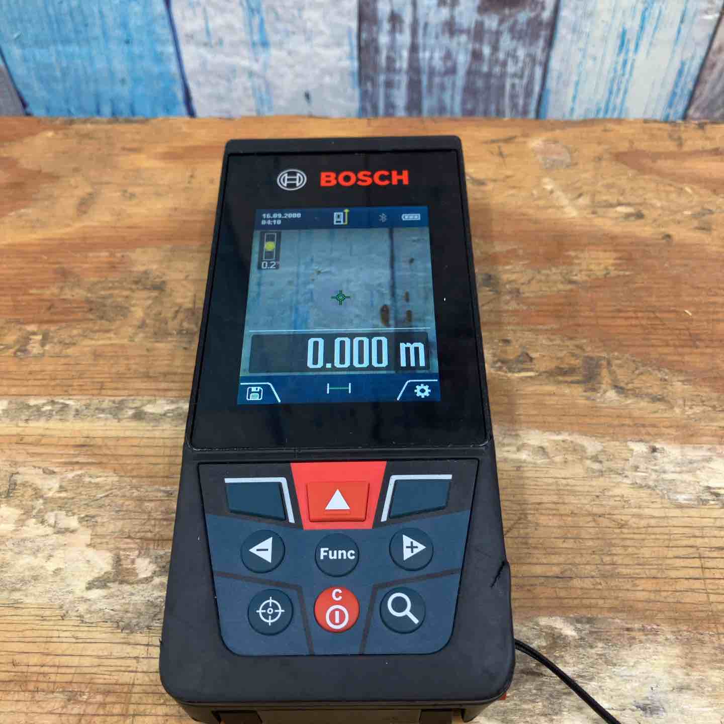 中古品】◇BOSCH ボッシュ データ転送レーザー距離計 GLM150C ケース
