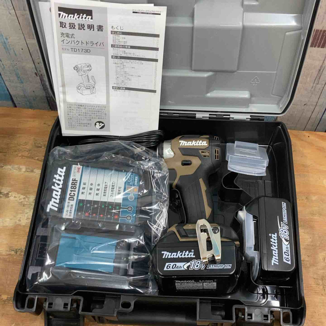 ▼マキタ(makita) コードレスインパクトドライバー TD173DGXAB ２台セット 限定色【柏店】
