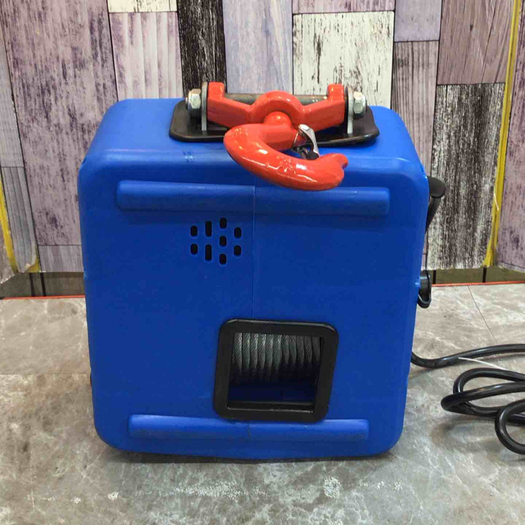 ▼電動ウインチ 電動ホイスト 100v 小型 ハンドウインチ  300kg【八潮店】