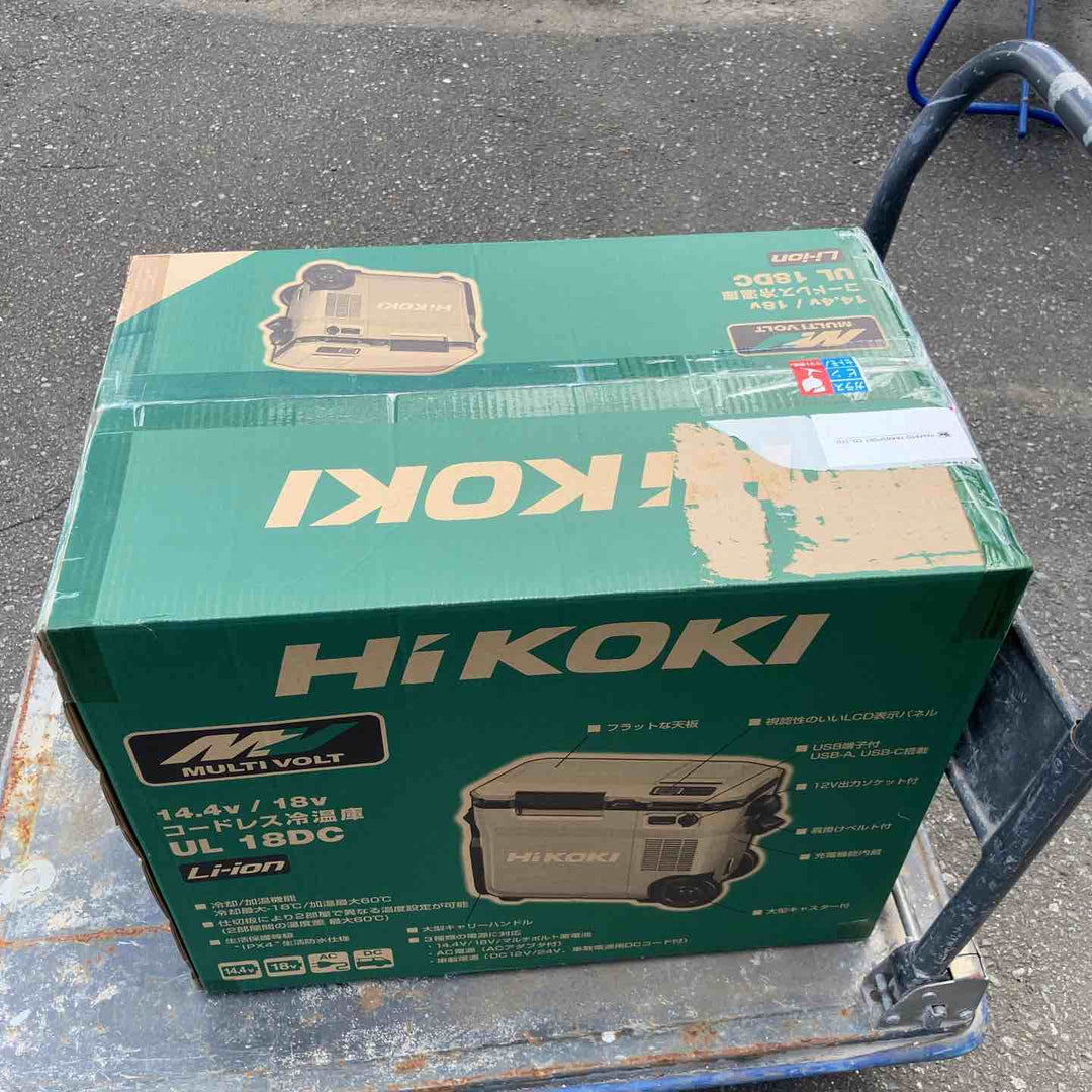 ☆ハイコーキ(HIKOKI ※旧:日立工機) コードレス冷温庫 UL18DC(WMB)【鴻巣店】