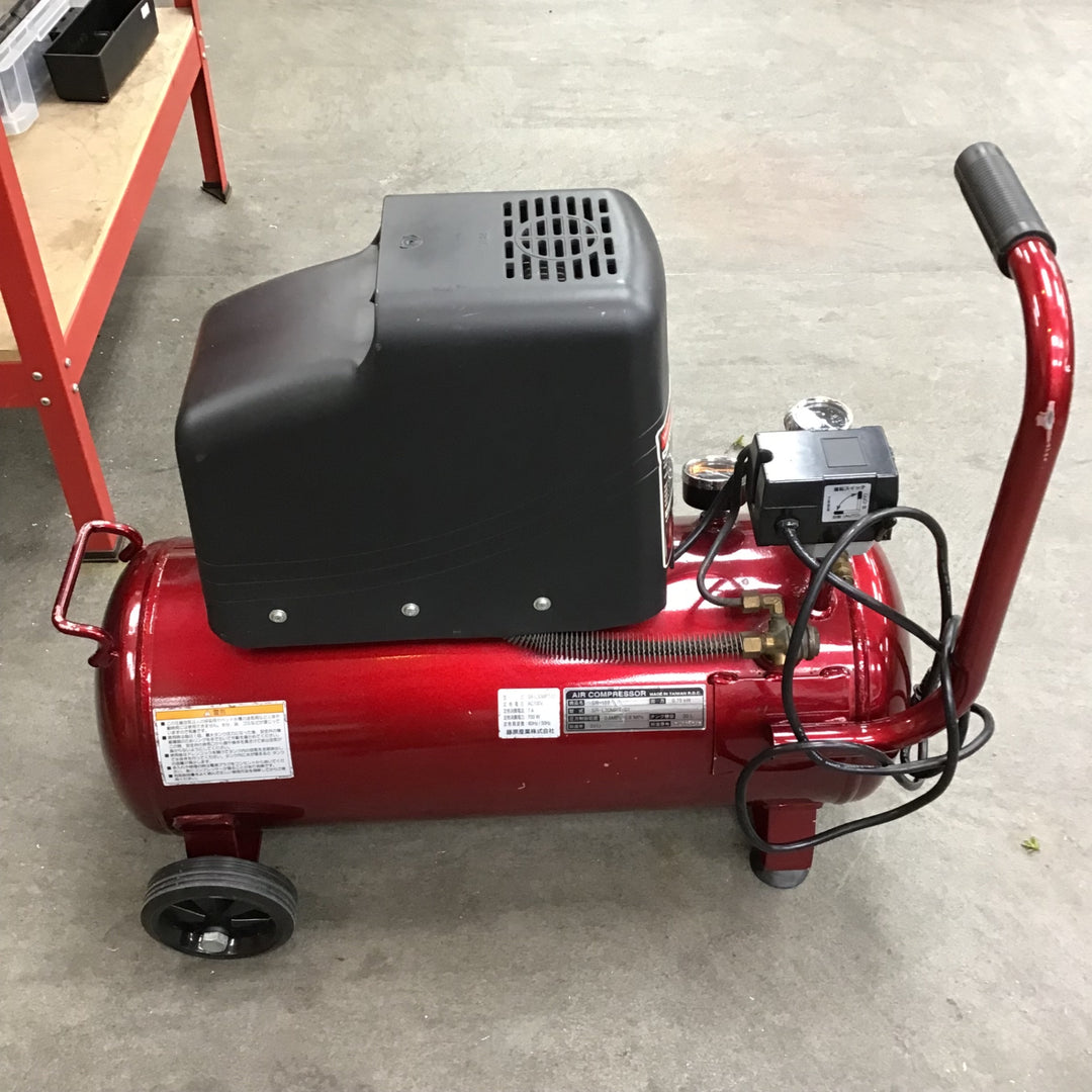 ○藤原産業(SK11) エアコンプレッサー SR-102 SR-L30MPT-01【川崎店】