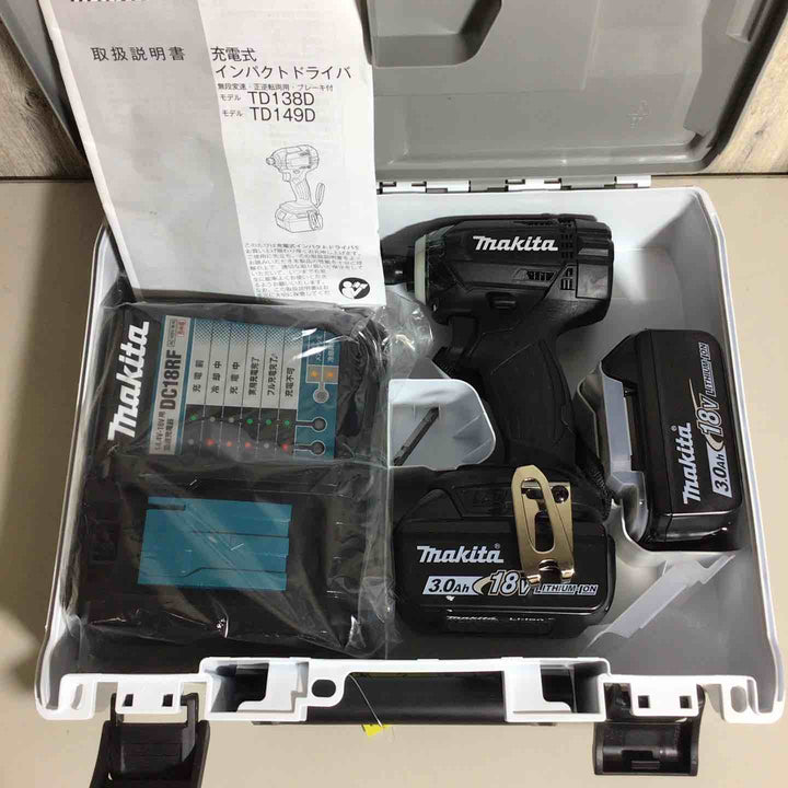 ★マキタ(makita) コードレスインパクトドライバー TD149DRFXB【戸田店】