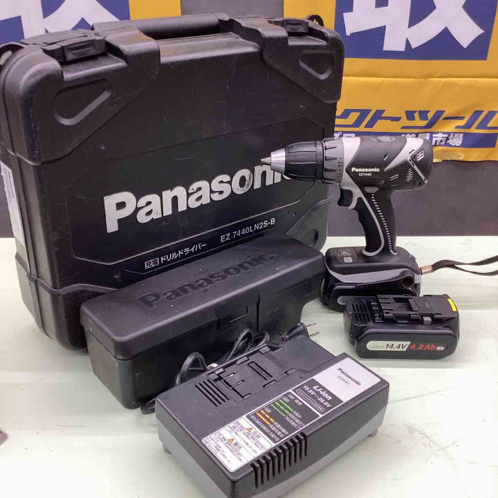 ◇パナソニック(Panasonic) コードレスドリルドライバ EZ7440X-B 本体【越谷店】