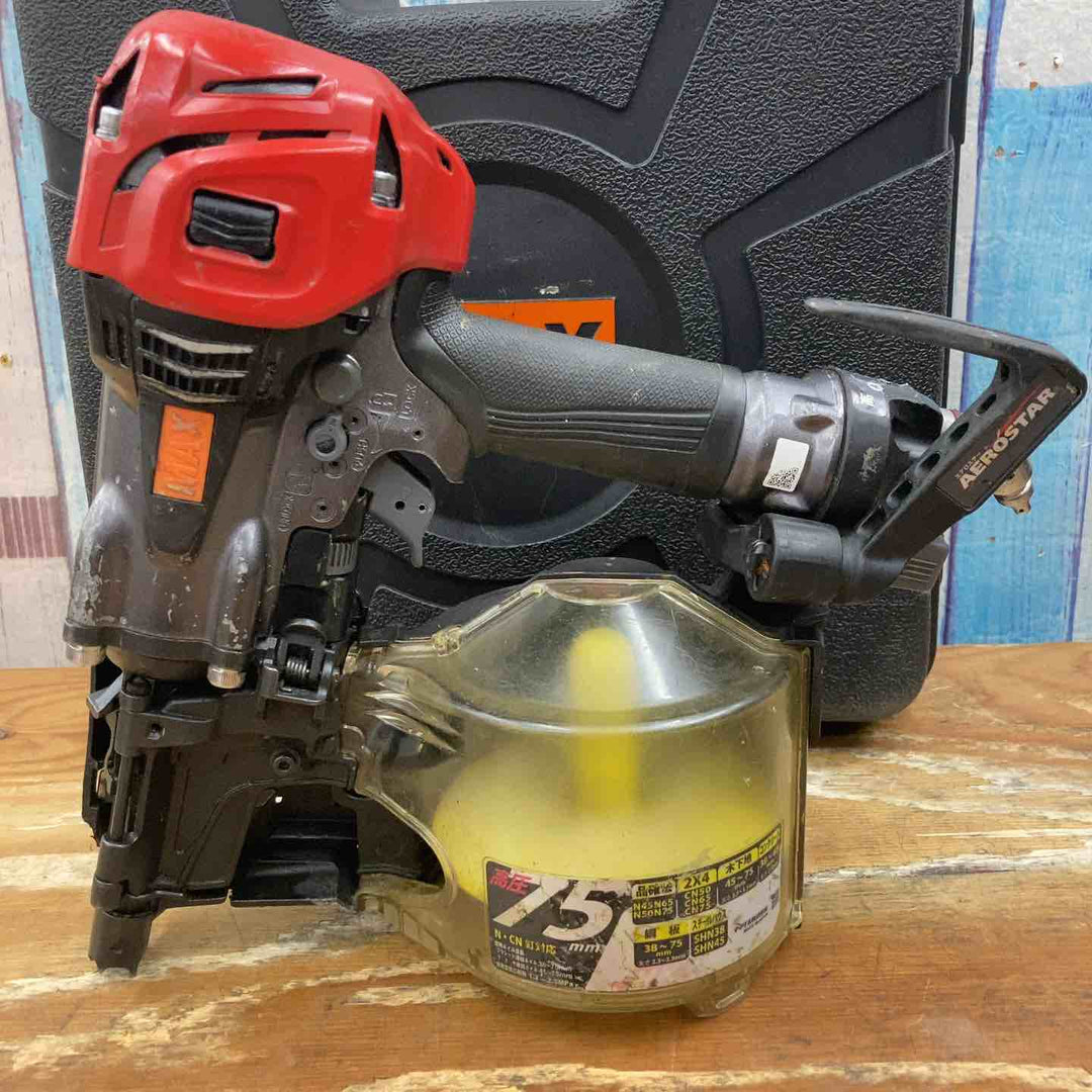 【中古品】★マックス(MAX) 高圧 エア釘打ち機 HN-75N4(D)-G【柏店】