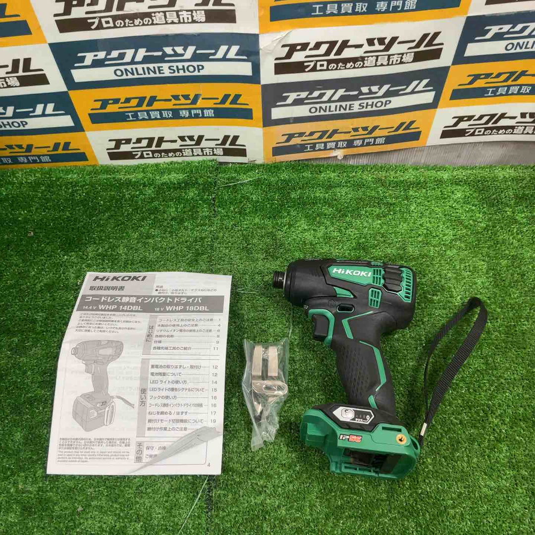 ☆ハイコーキ(HIKOKI ※旧:日立工機) コードレスソフトインパクトドライバー WHP18DBL(NN)【草加店】