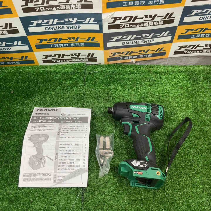 ☆ハイコーキ(HIKOKI ※旧:日立工機) コードレスソフトインパクトドライバー WHP18DBL(NN)【草加店】
