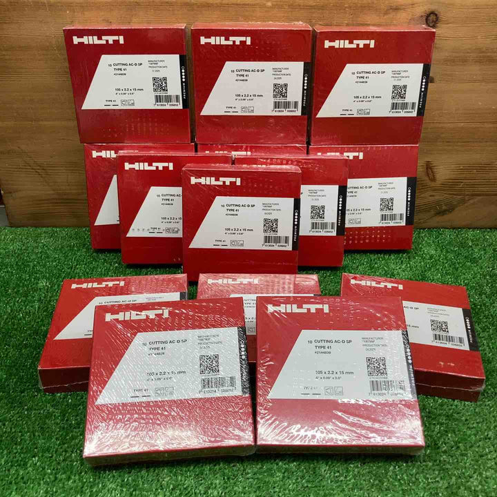 【未使用品】 ヒルティ/HILTI 切断砥石 TYPE41 105×2.2×15mm ＊10枚入り14箱セット 【鴻巣店】