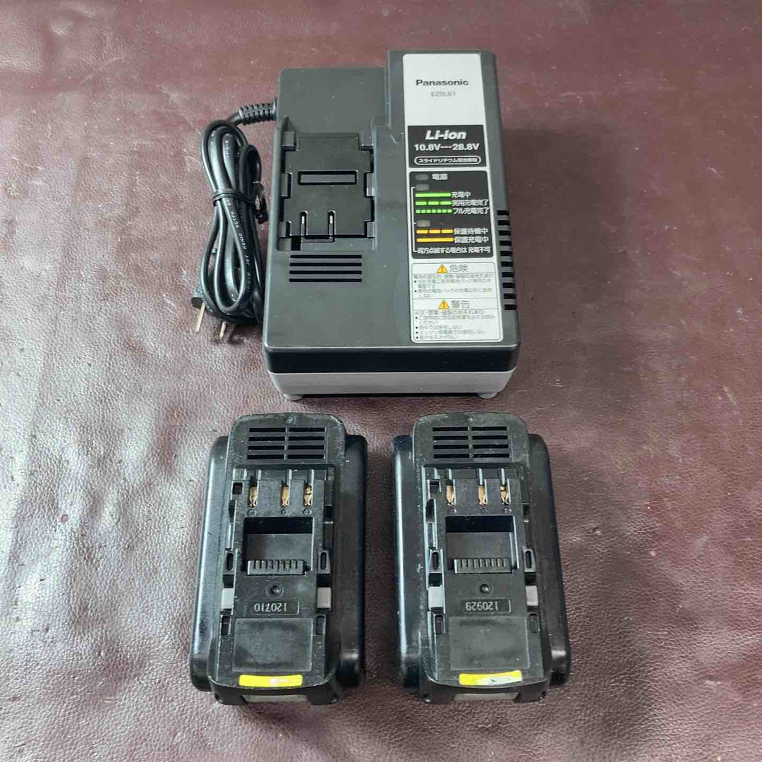 【中古品】パナソニック 充電式ディスクグラインダ EZ4640LS2S-B【東大和店】