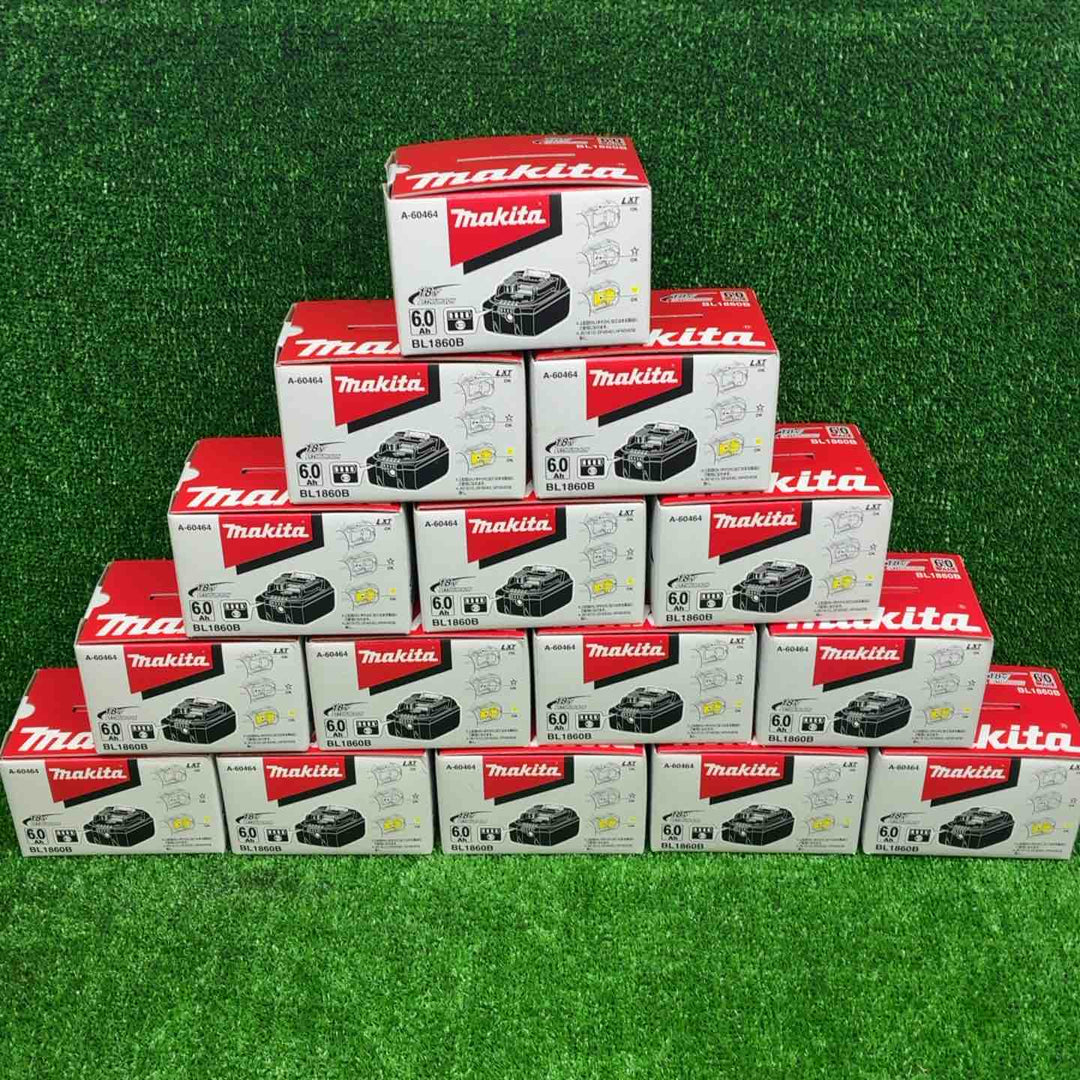 【未使用】 makita 18V リチウムイオンバッテリ BL1860B 18V 6.0Ah 15個セット 化粧箱付き 【藤沢店】