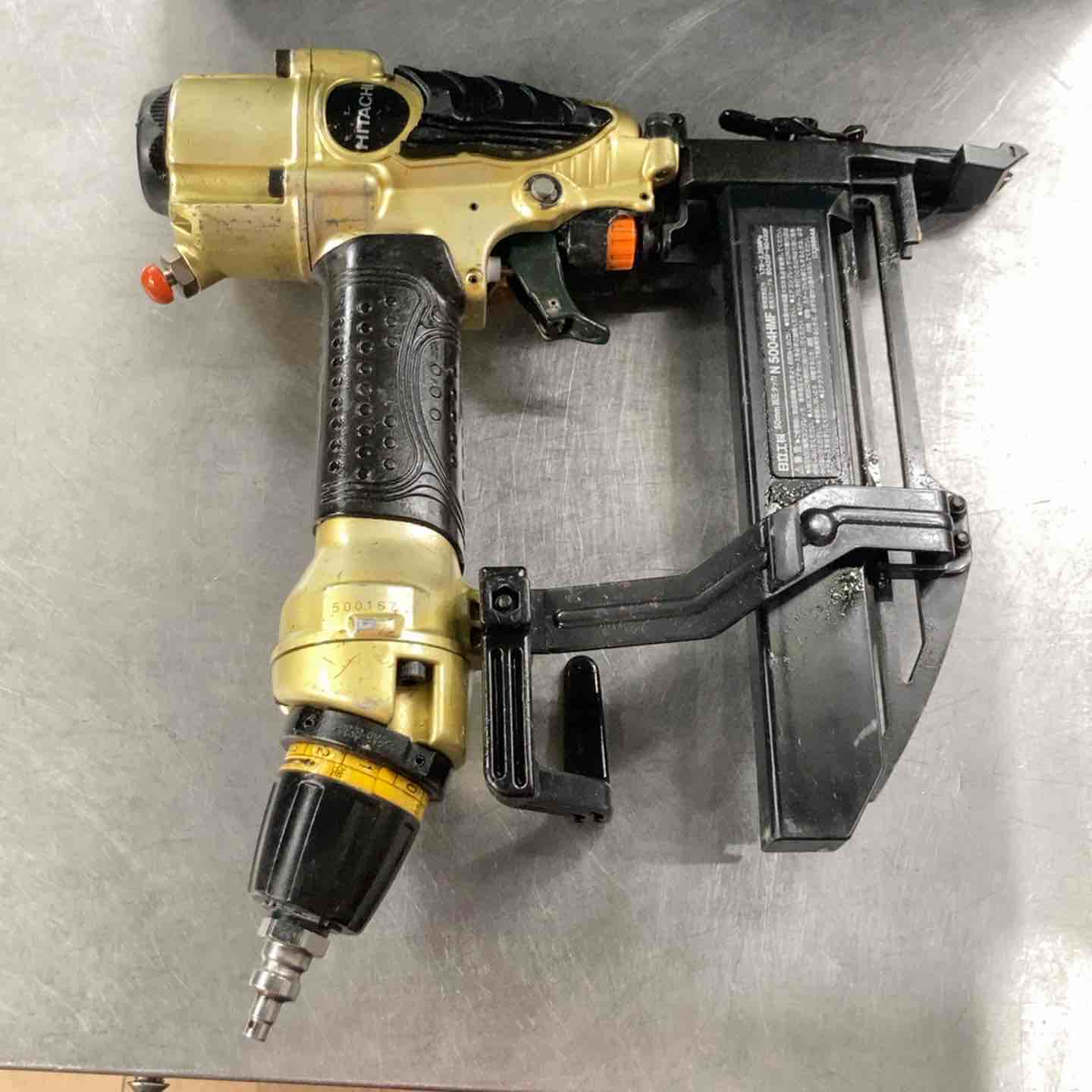 中古】ハイコーキ(HIKOKI ※旧:日立工機) 高圧フロアタッカ N5004HMF