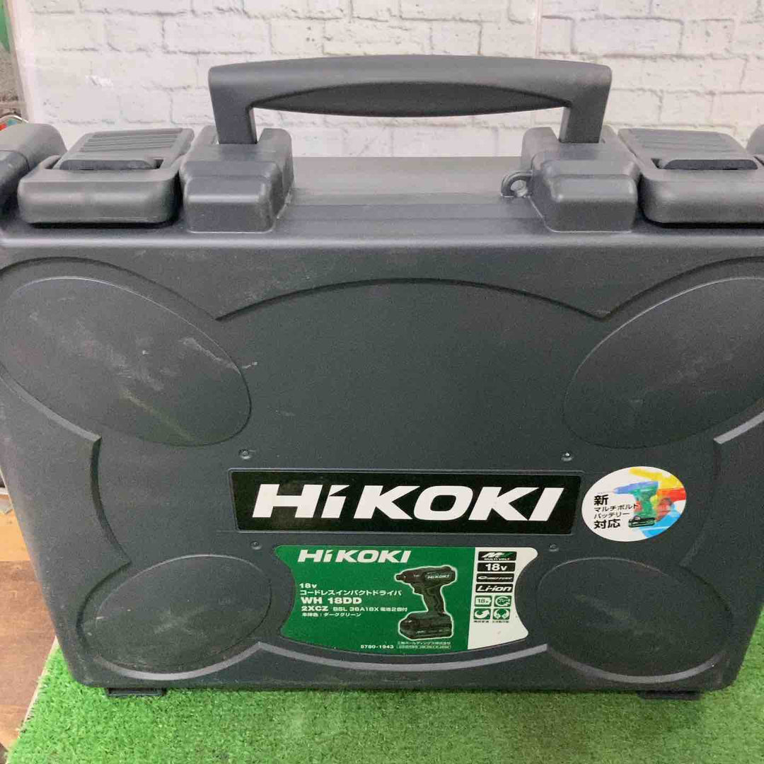 〇ハイコーキ(HiKOKI) コードレスインパクトドライバー WH18DD(2XCZ)【町田店】