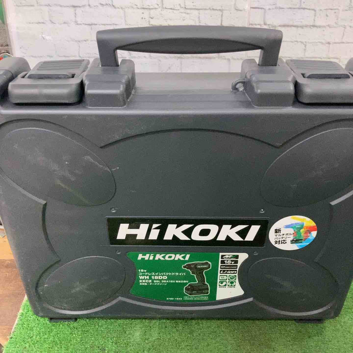 〇ハイコーキ(HiKOKI) コードレスインパクトドライバー WH18DD(2XCZ)【町田店】