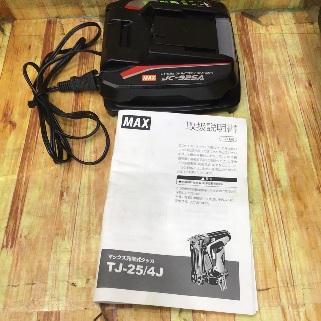 【中古】マックス(MAX) コードレスタッカ TJ-25/4J-BC/1850A【草加店】