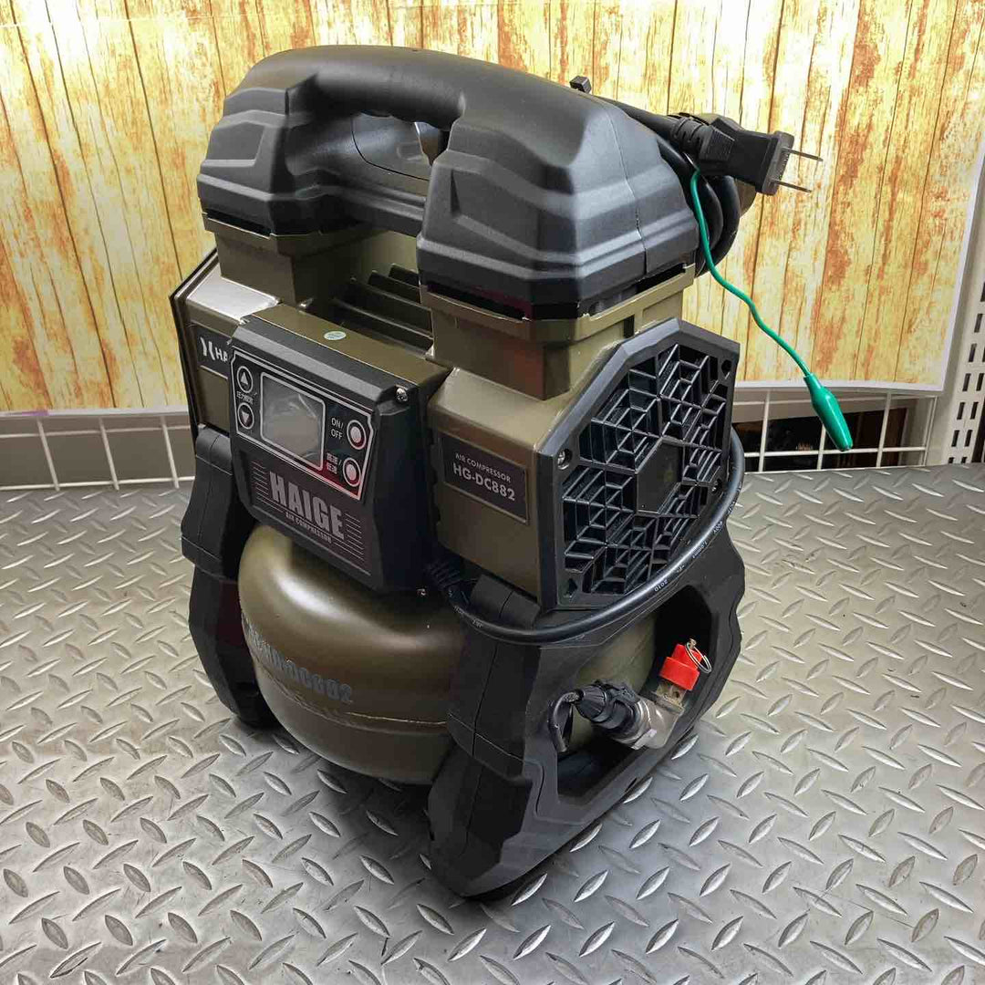 ハイガー(HAIGE) 常圧専用エアコンプレッサ モデル：HG-DC882 【川崎店】