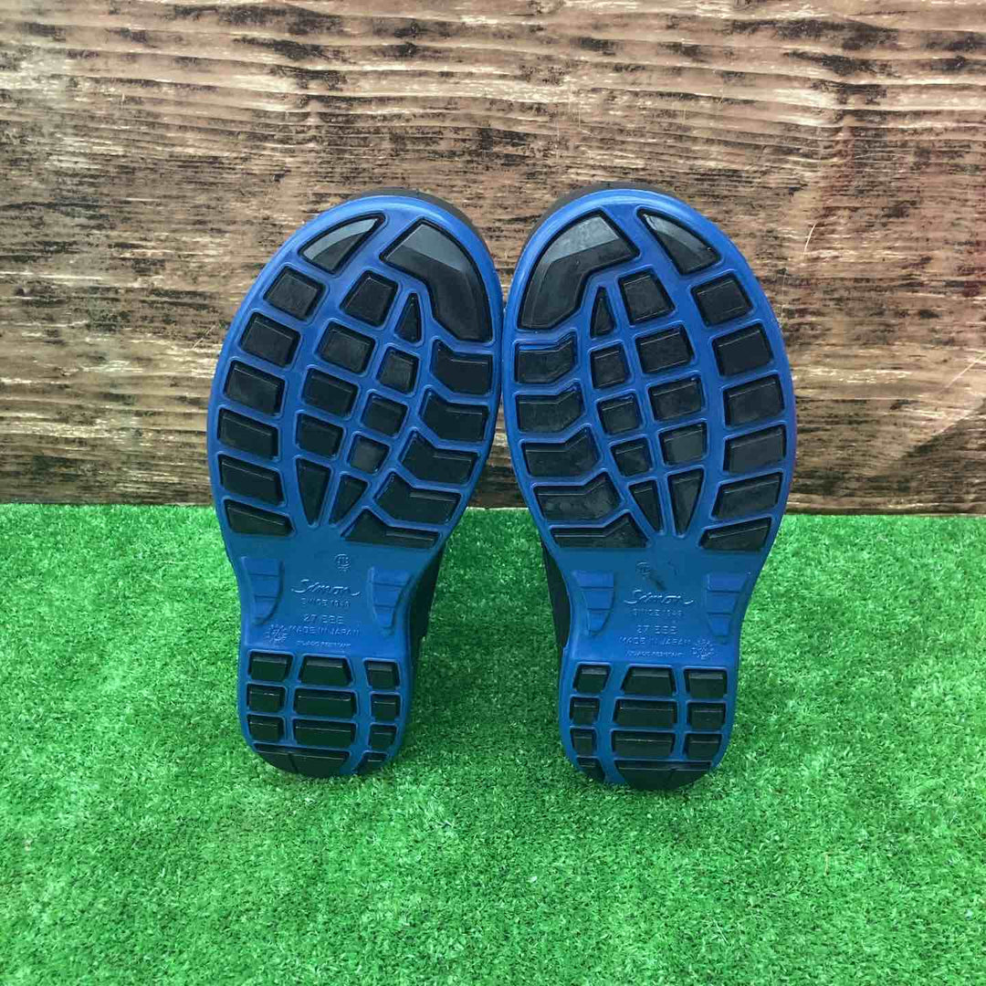 シモン/SIMON 安全靴 長編上 マジック 8538 黒 27 cm 3E【川越店】