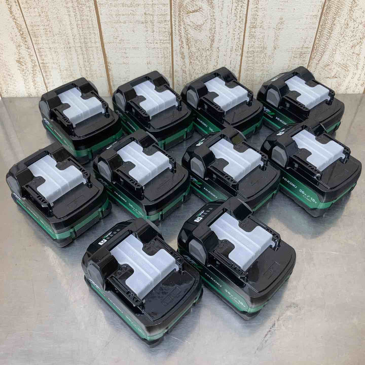 【未使用品】メーカー純正 まとめ売り★ハイコーキ(HIKOKI ※旧:日立工機) リチウムイオンバッテリー 36V/2.5Ah BSL36A18X 10点 純正品【柏店】