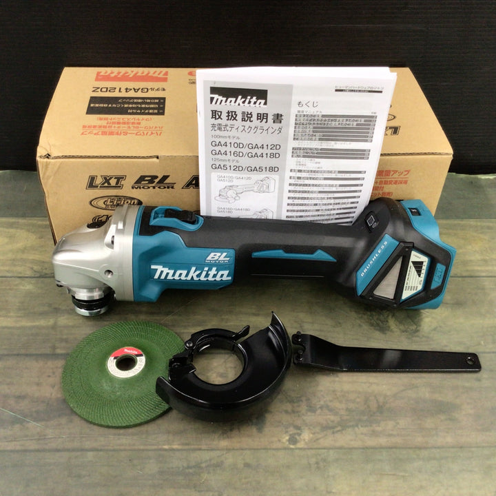 【未使用品】★マキタ(makita) 100mmコードレスディスクグラインダ GA412DZ【東大和店】