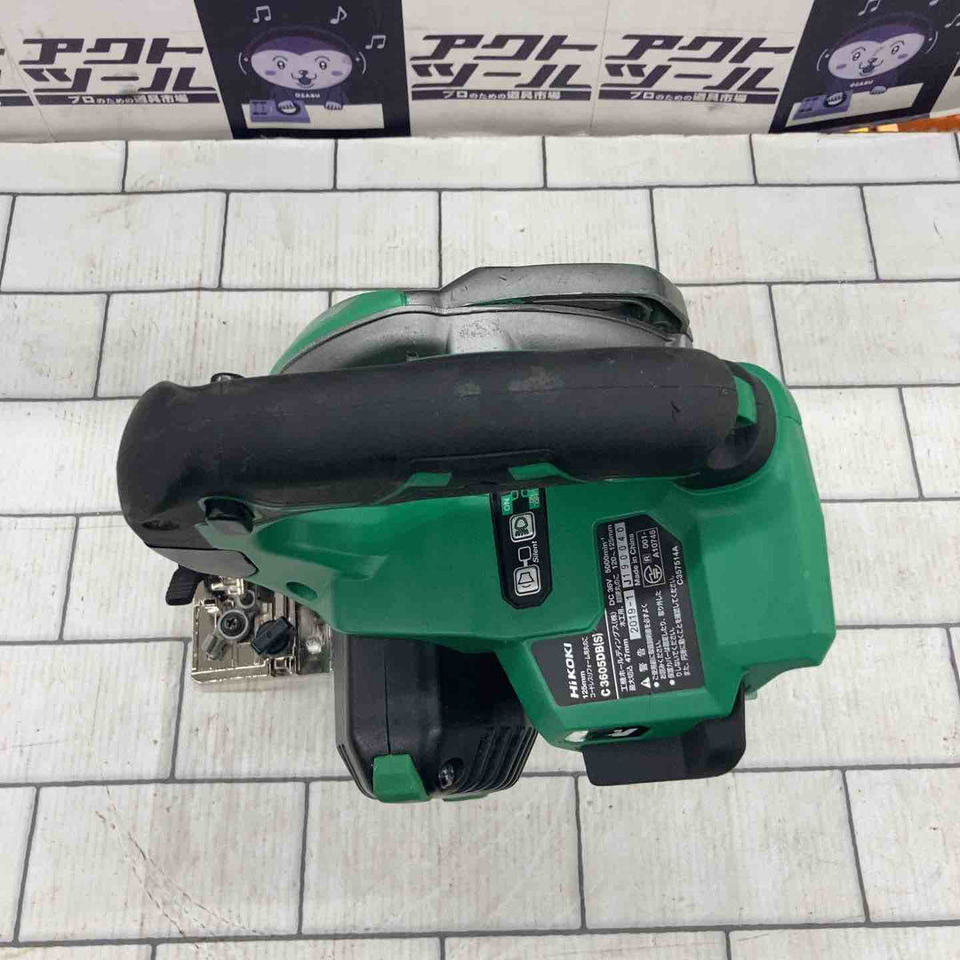 ★ベース新品 ハイコーキ(HIKOKI ※旧:日立工機) コードレス丸のこ C3605DB(SK)(NN)【所沢店】