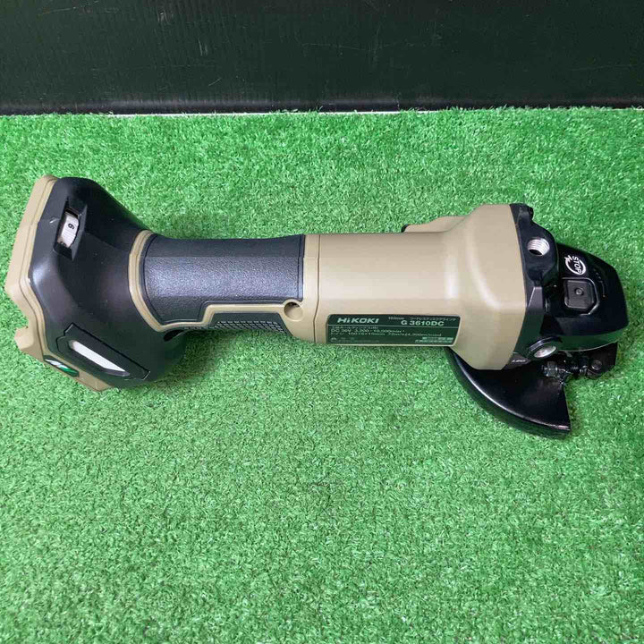 ◇ハイコーキ(HIKOKI ※旧:日立工機) 100mmコードレスディスクグラインダ G3610DC(XHAZ) 限定色 カーキベージュ【岩槻店】