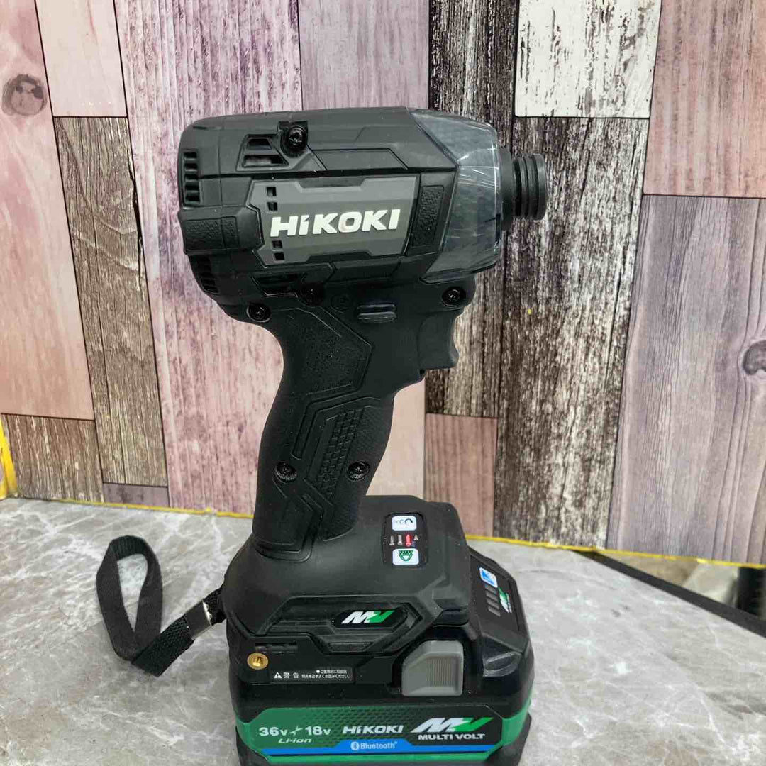 ★ハイコーキ(HIKOKI ※旧:日立工機) コードレスインパクトドライバ ストロングブラック WH36DD(2XHBSZ)【八潮店】