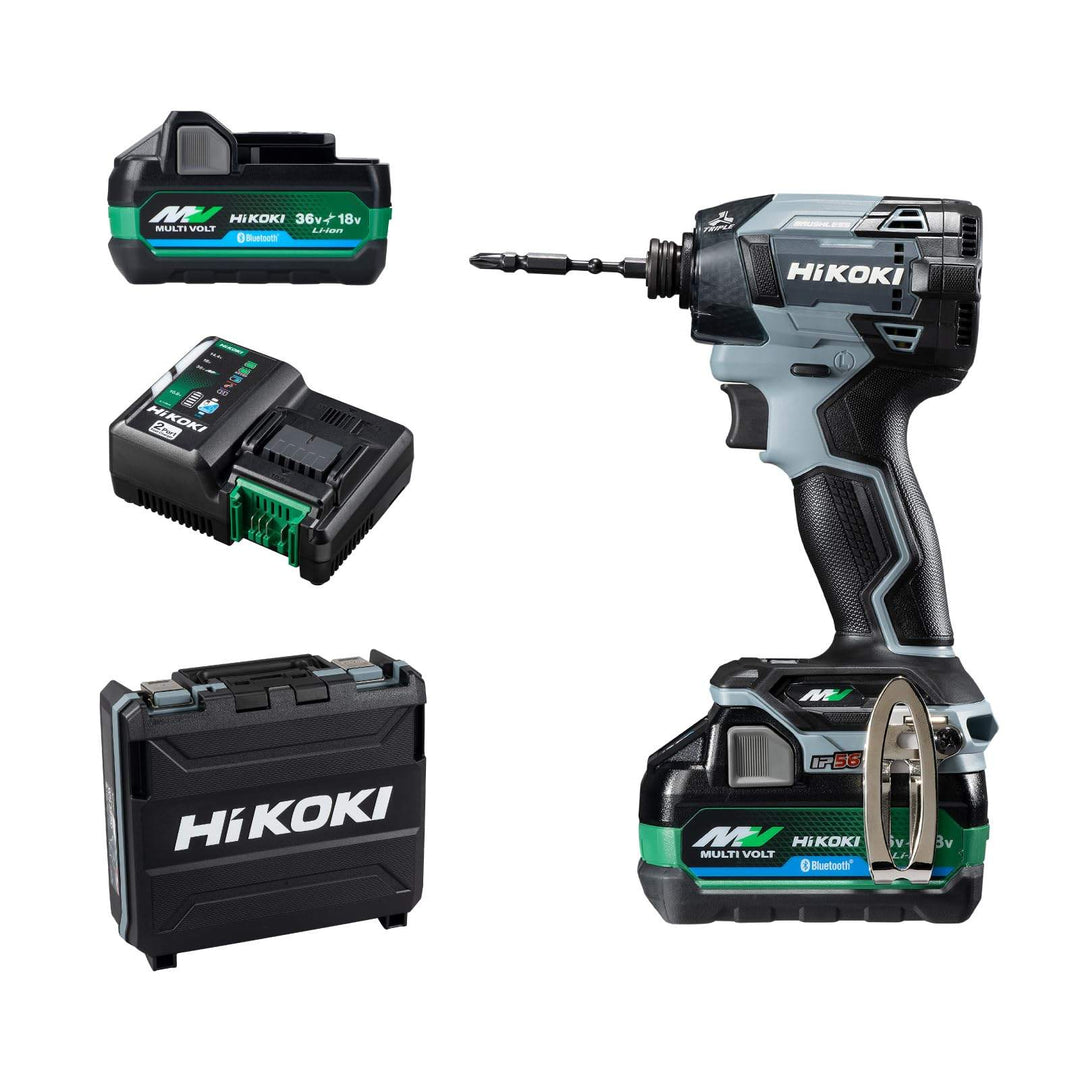 【未使用品】★ハイコーキ(HIKOKI ※旧:日立工機) コードレスインパクトドライバー WH36DD(2XHSZ)(IG) 限定色 36V フルセット【柏店】