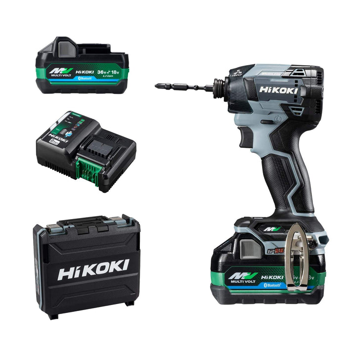 【未使用品】★ハイコーキ(HIKOKI ※旧:日立工機) コードレスインパクトドライバー WH36DD(2XHSZ)(IG) 限定色 36V フルセット【柏店】