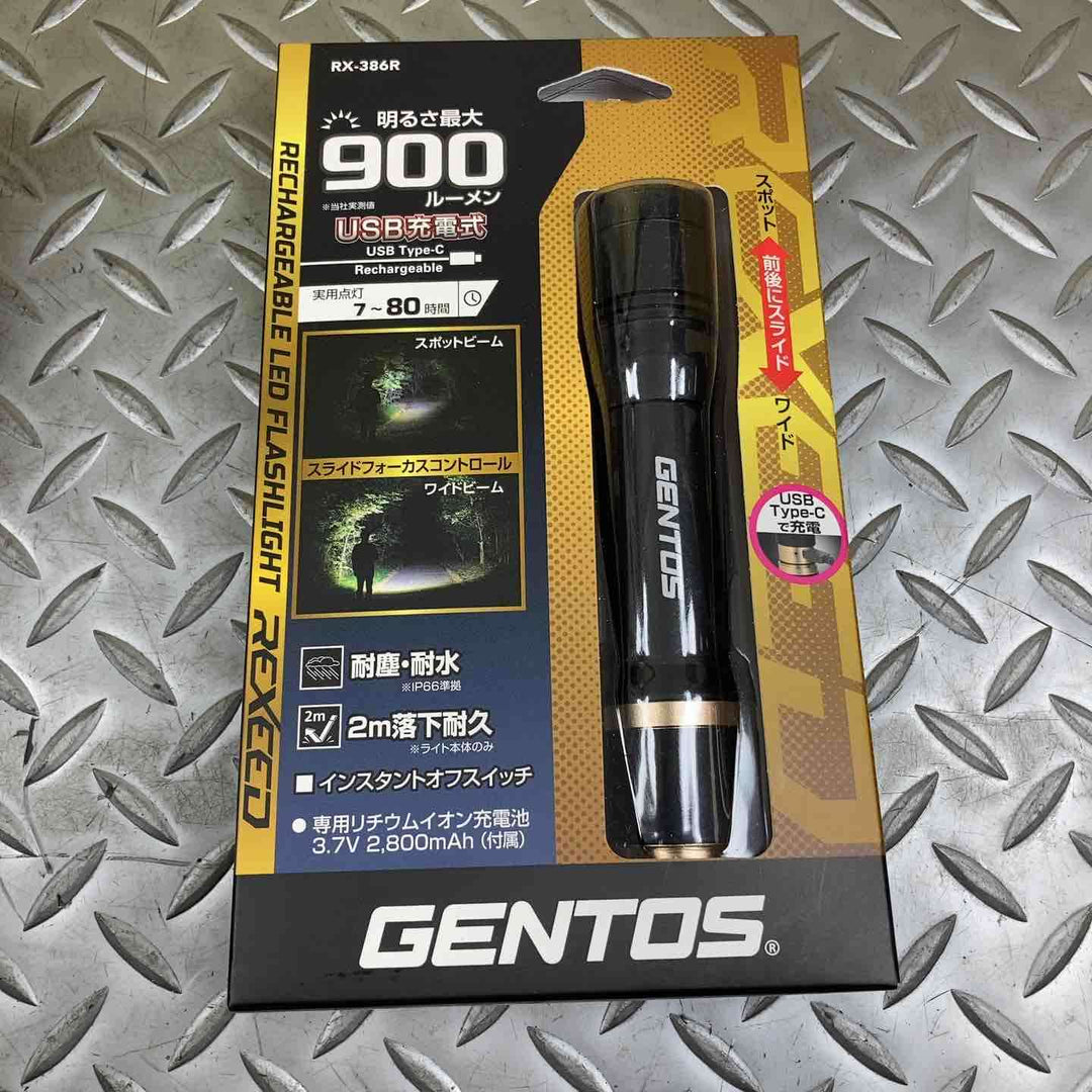 GENTOS へッドライト　WS-300H＆ライト　RX-386R【川崎店】