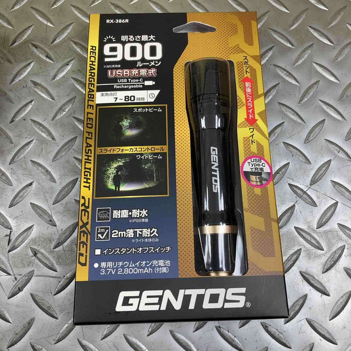 GENTOS へッドライト　WS-300H＆ライト　RX-386R【川崎店】