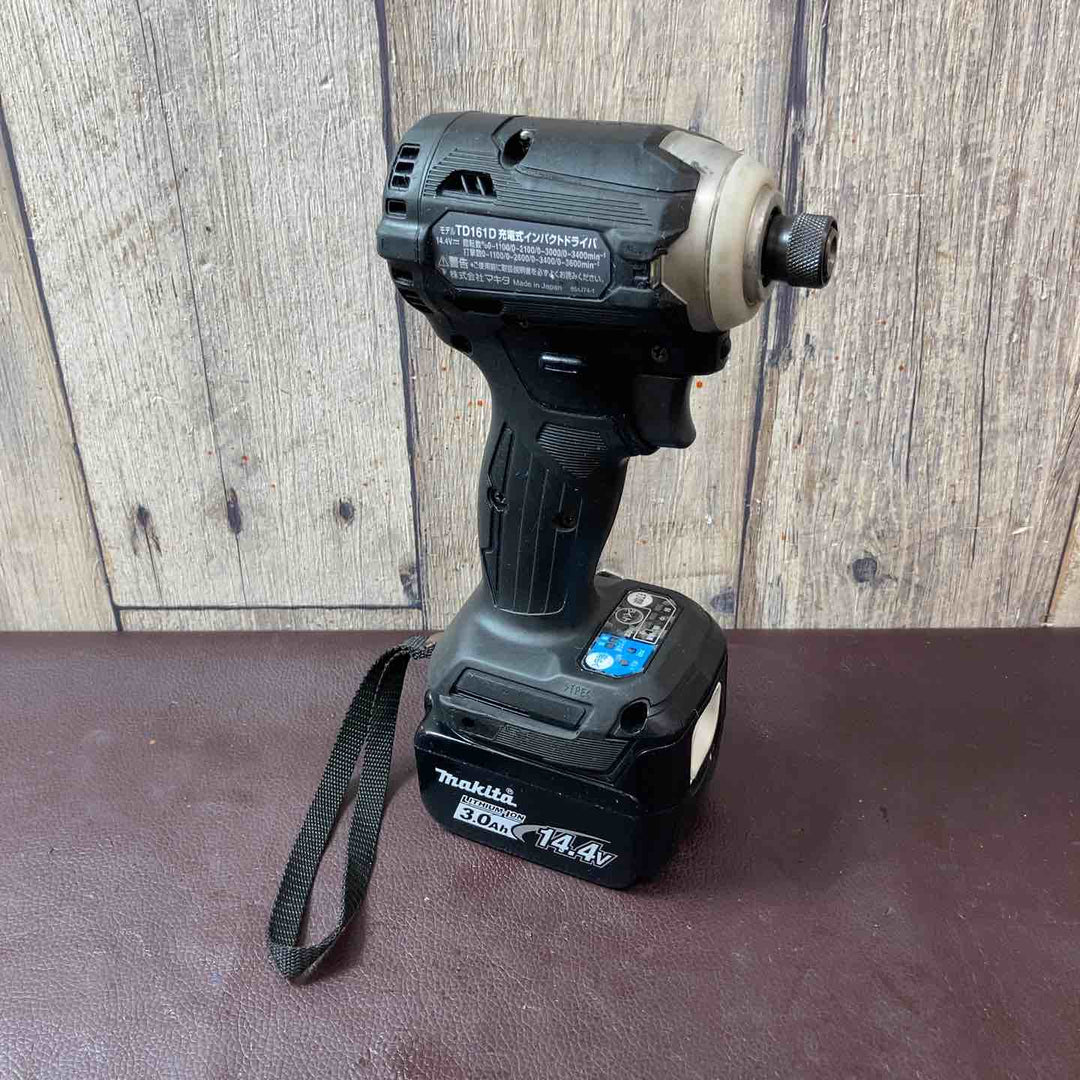 【中古品】 マキタ(makita) 14.4V コードレスインパクトドライバ TD161DRFXB フルセット品 【東大和店】