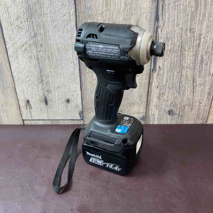 【中古品】 マキタ(makita) 14.4V コードレスインパクトドライバ TD161DRFXB フルセット品 【東大和店】
