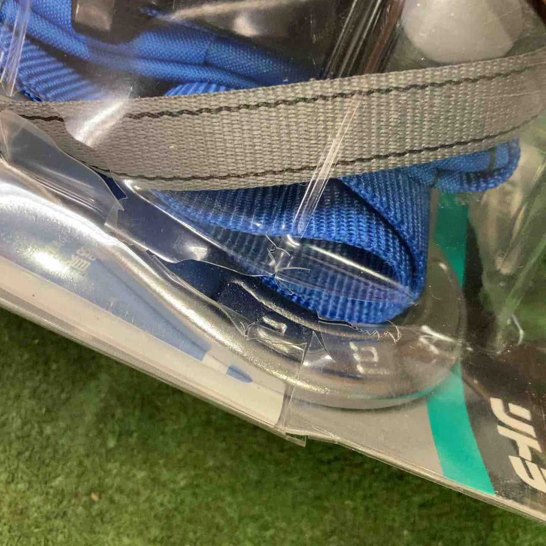 TSUYORON　胴ベルト型墜落制止用器具（巻取タイプ）ロック機構なし　リトラ　青　Ｍサイズ　幅50mm×長さ1200mm 3個セット【町田店】