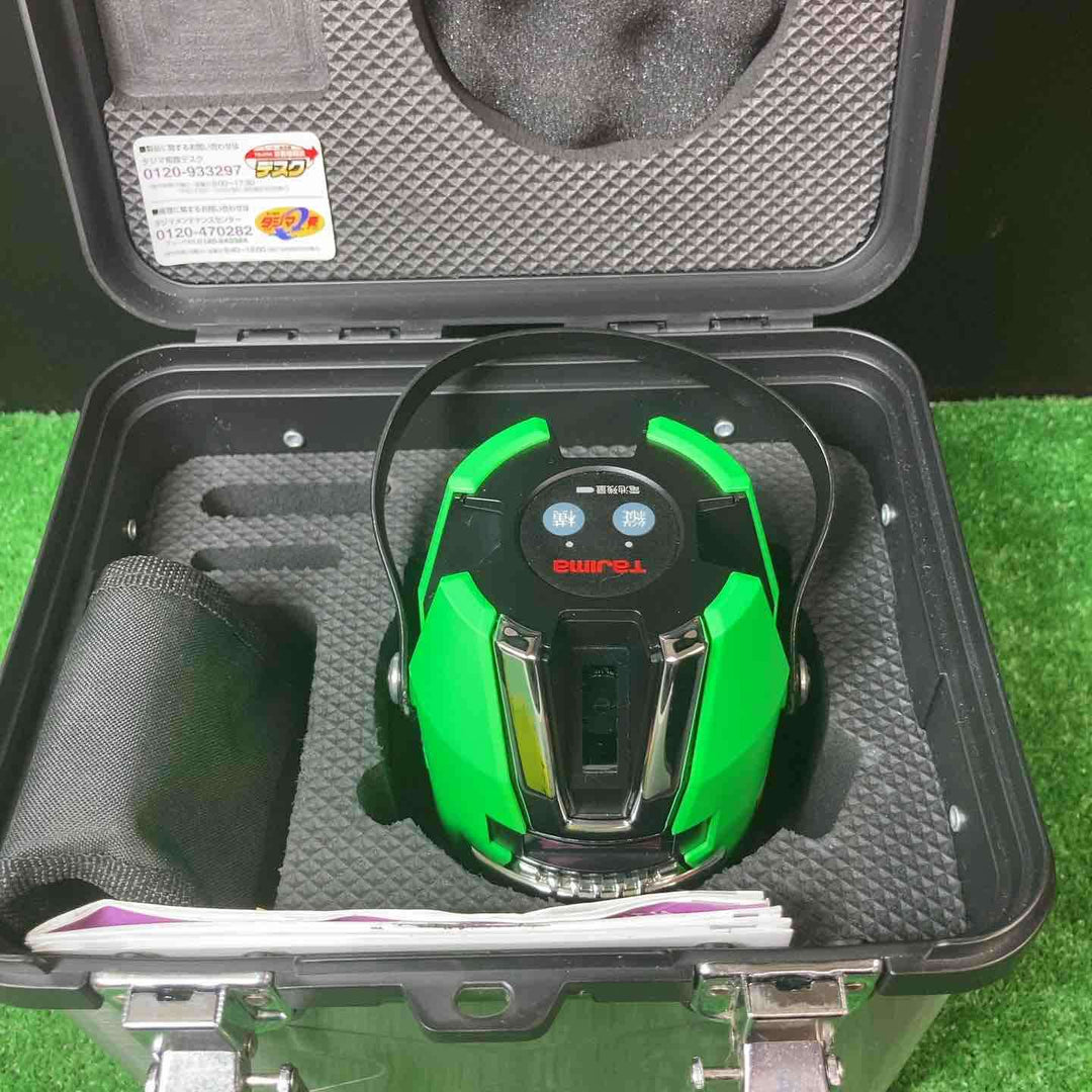 【美品】タジマ/Tajima 5ライングリーンレーザー墨出し器 ZEROG-KJY 受光器付き【岩槻店】