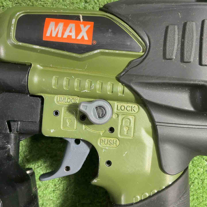 ★マックス(MAX) 高圧エアネジ打ち機 HV-R41G5_ミリタリーグリーン 動作確認済【川口店】