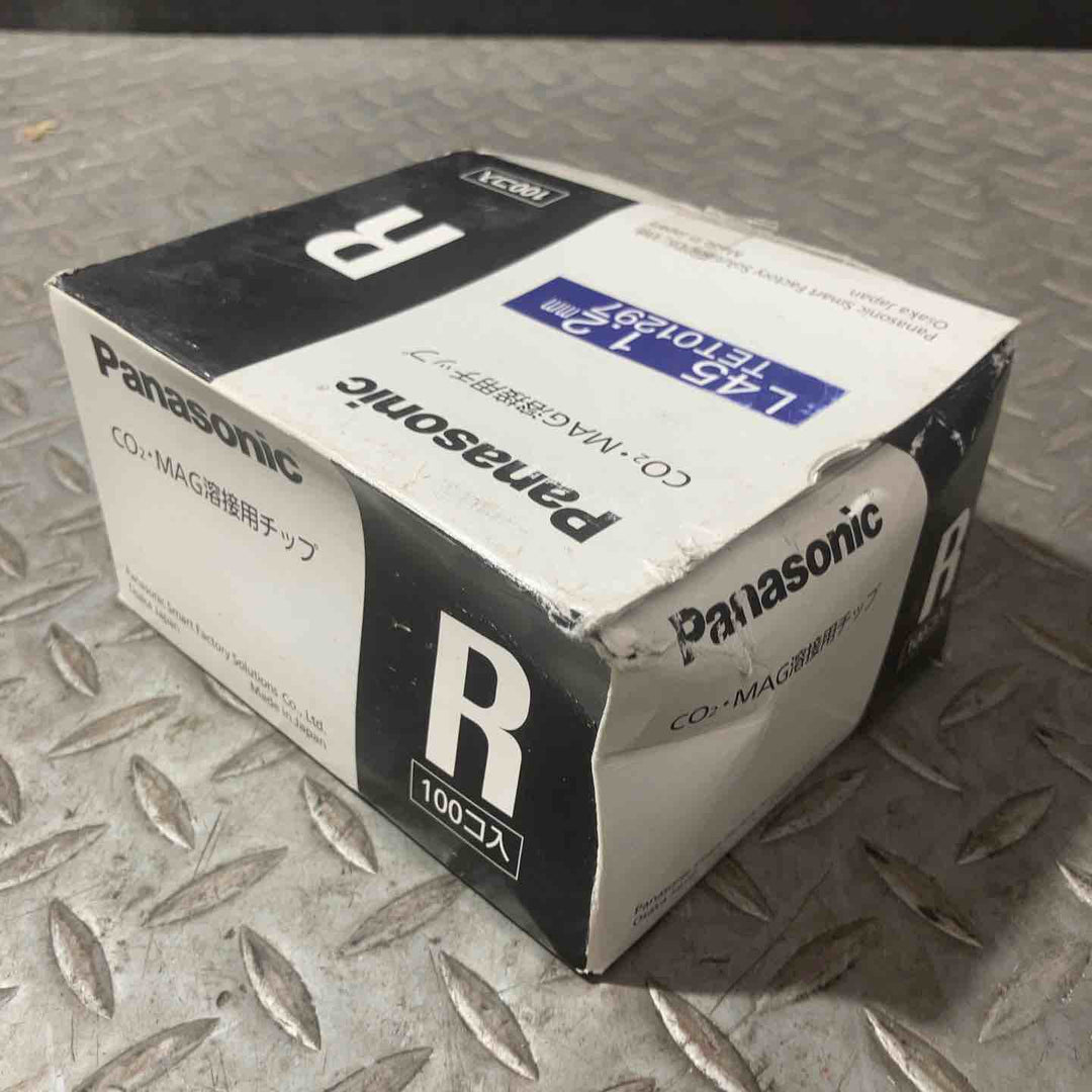 Panasonic パナソニック CO2・MAG溶接用チップ L45 1.2mm TET01297 R 100個入り【草加店】