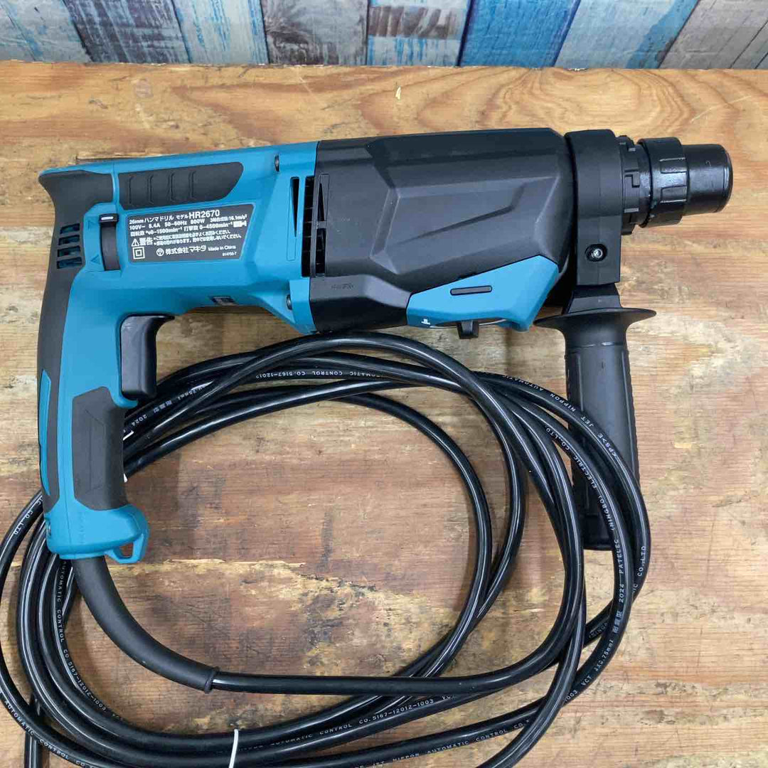【未使用品】★マキタ(makita) 26mmハンマドリル HR2670 SDSシャンク【柏店】