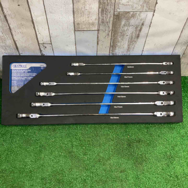 MAC TOOLS マックツールズ エクストラロングメトリック メガネレンチ E111050 8x9/10×11/12×13/14×15/16×17/18×19mm【町田店】