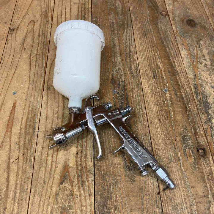 アネスト岩田 塗装 スプレーガン W-400 ノズル口径1.4mm 重力式 カップ付  ※エア通しのみ確認【所沢店】