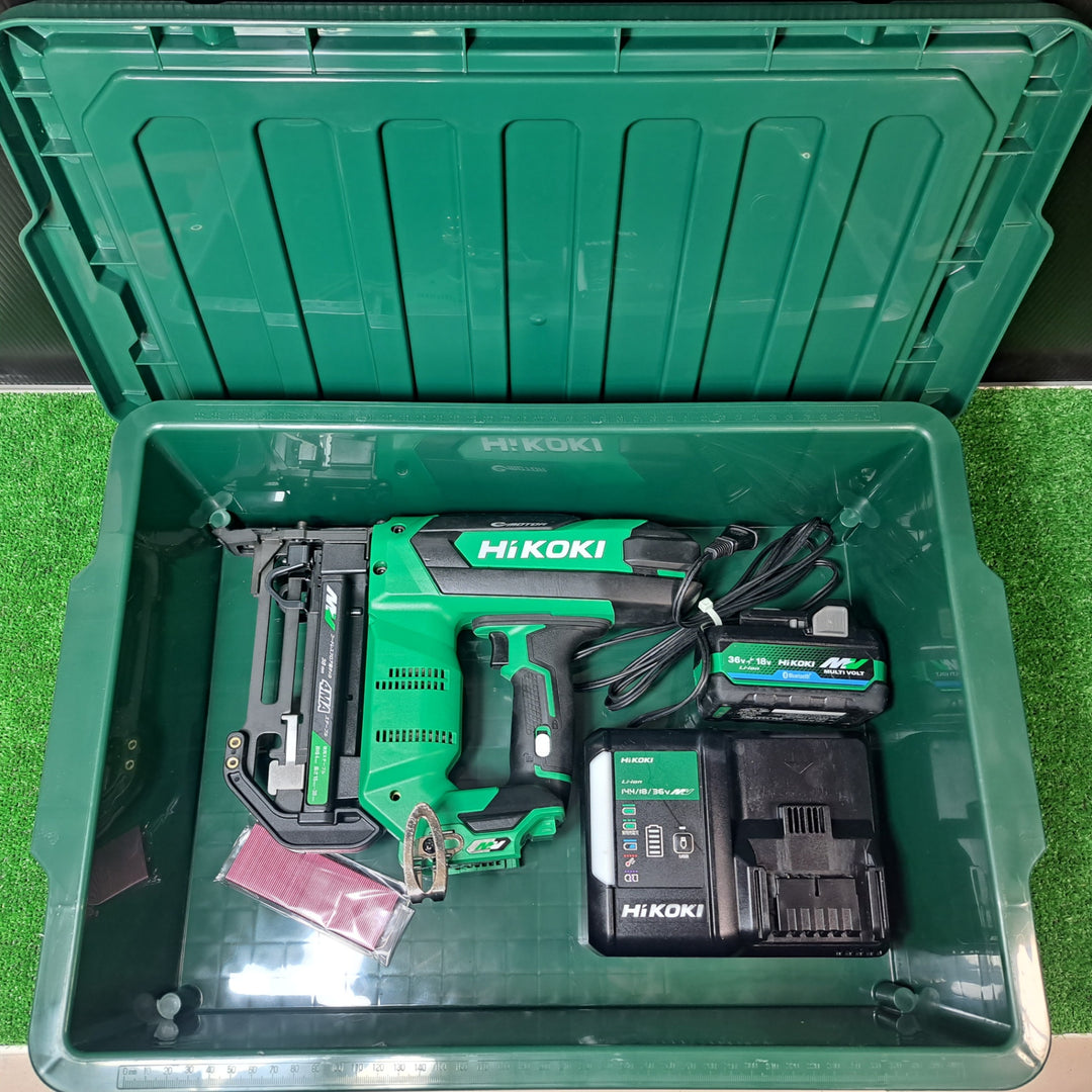 【美品】★ハイコーキ(HIKOKI) 4mmコードレスフロアタッカ N3604DM(XPZ)【岩槻店】