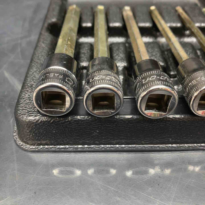 スナップオン(Snap-on) 3/8”ロングボールヘックス ソケットセット 206EFABLM【川越店】