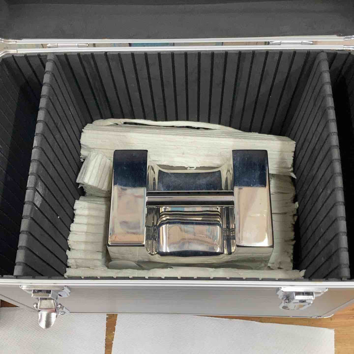 【中古品】メーカー不明 ステンレス分銅 枕型 5kg/10kg/20kg 3個セット ケースあり 2個口発送【柏店】