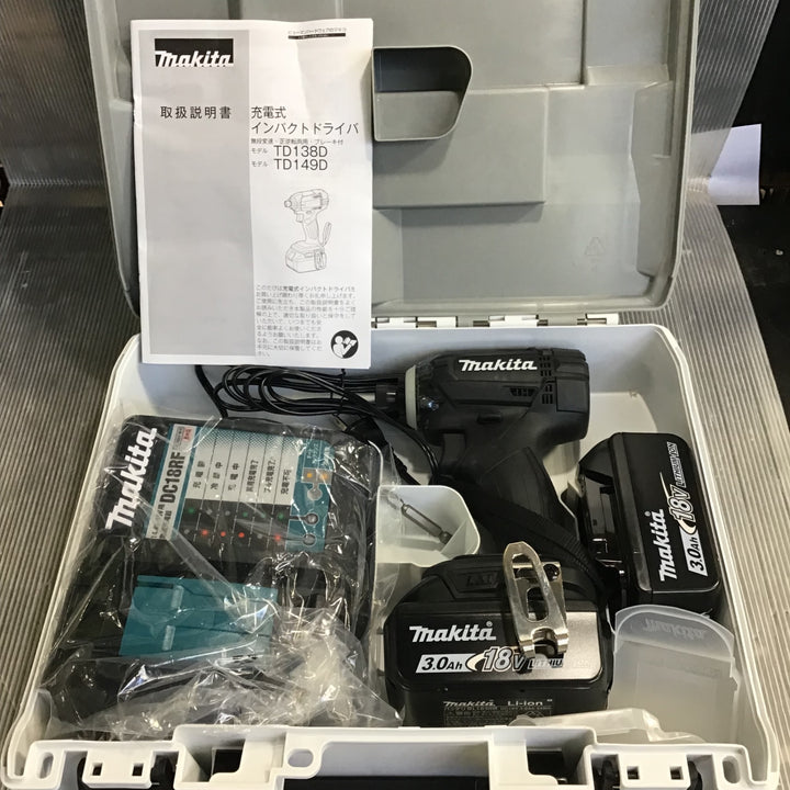 ★マキタ(makita) コードレスインパクトドライバー TD149DRFXB【草加店】