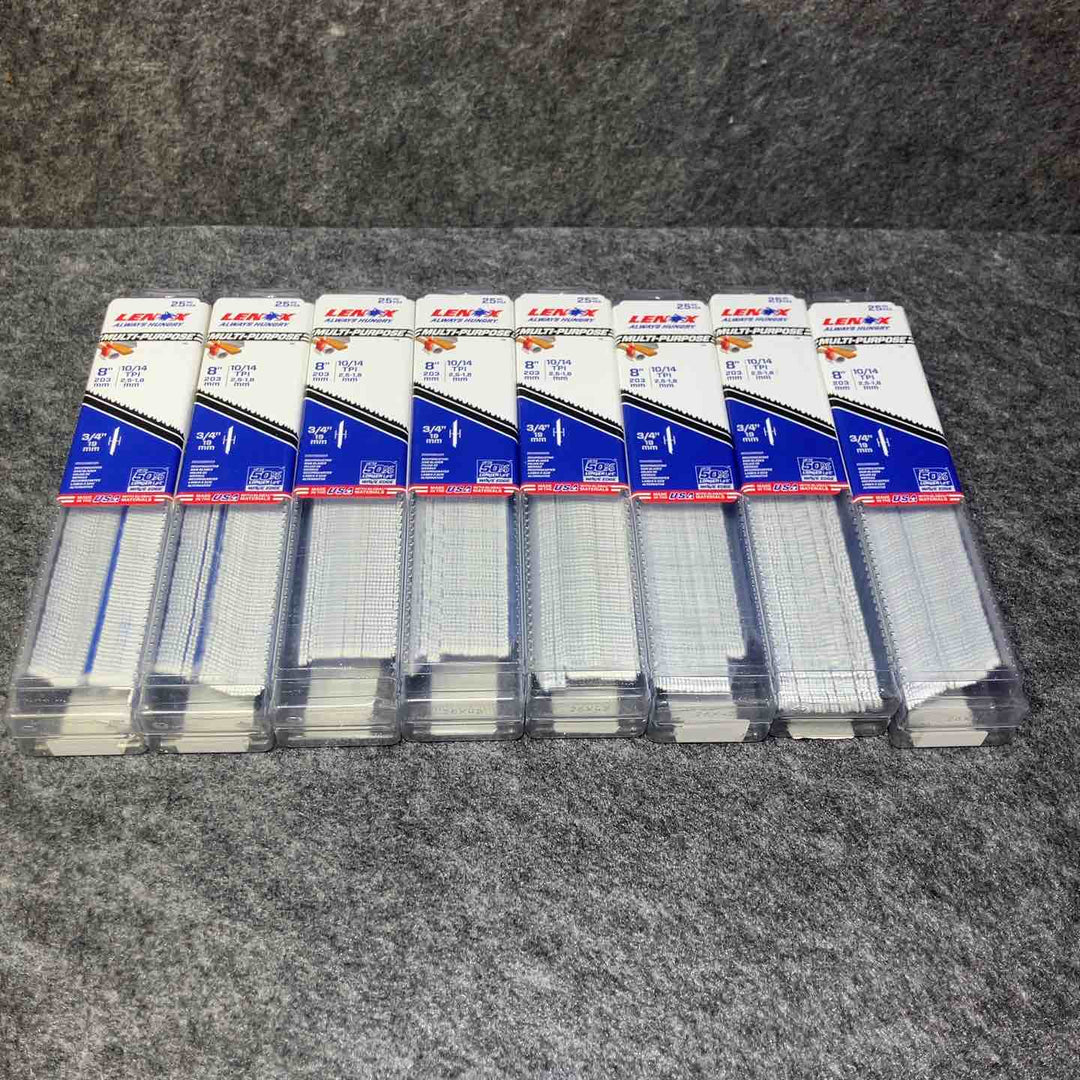 レノックス(LENOX) 200mm セーバーソーブレード 25枚入 20535B850R 8箱(200枚)セット レシプロソー替刃【桶川店】