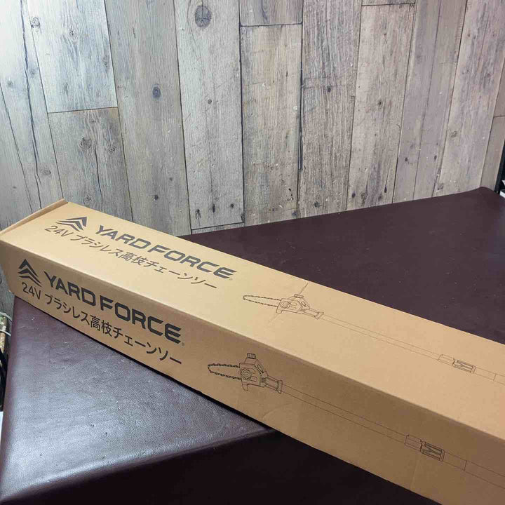 【未使用(店頭展示品)】YARDFORCE 24V高枝ブラシレスチェーンソー LSC15-JP【東大和店】