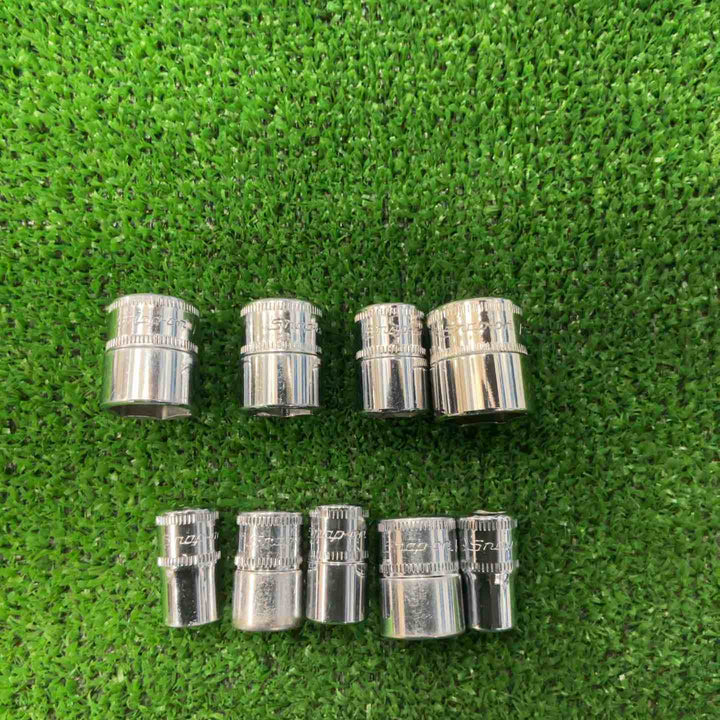 スナップオン(Snap-on) 1/4ショートソケット 9個セット TMM7・8・9・10・11・12・13・14・15【草加店】